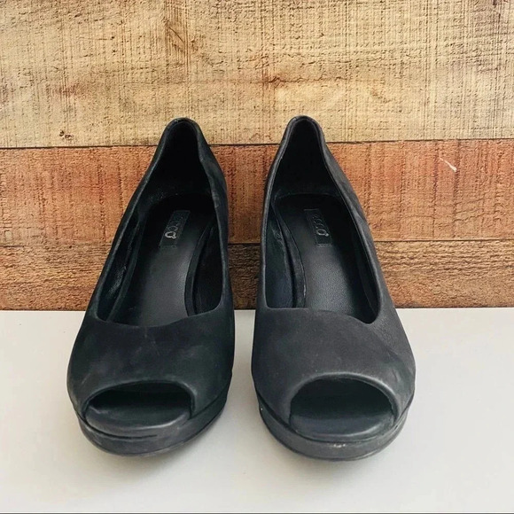 Ecco Okoya Open Toe Heels - Picture 3 of 7